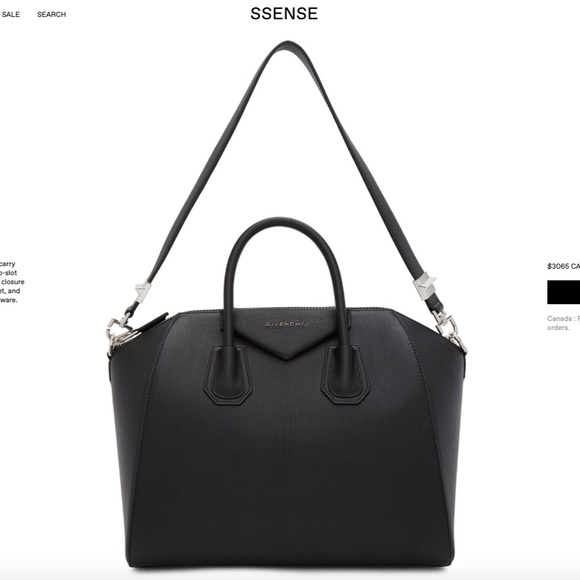 GIVENCHY Dark Navy Medium Antigona Bag - Picture 6 of 6